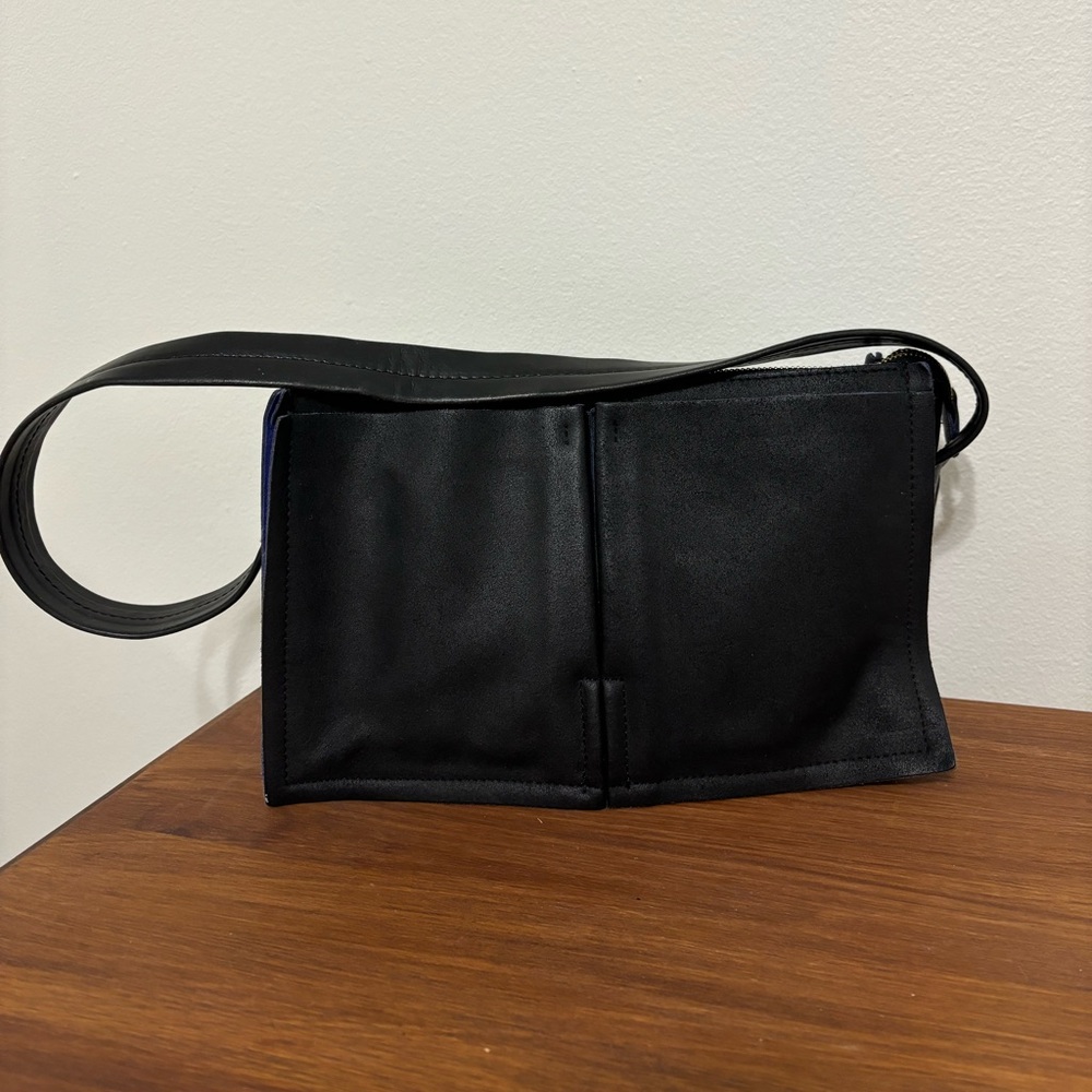 Black Leather Shoulder Bag